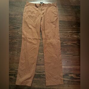 I crew chinos flex straight 32/32 like new brown